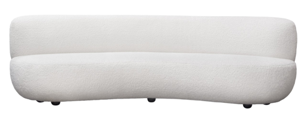 Трехместный диван белый Simone Трехместный диван белый Simone