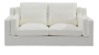 Двухместный диван белый Cloud