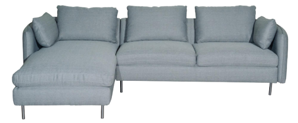 Угловой диван серый Vento Fabric Угловой диван серый Vento Fabric