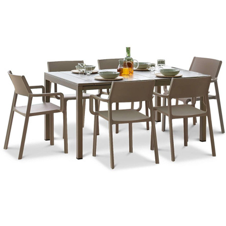 Стул с подлокотниками Trill Tortora