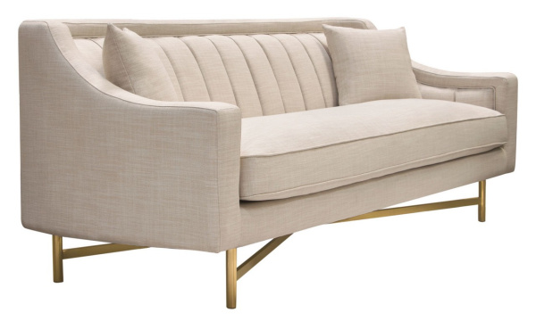 Трехместный диван бежевый Croft Трехместный диван бежевый Croft