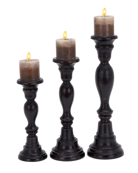 Подсвечники Black Trio