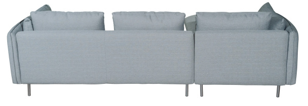 Угловой диван серый Vento Fabric Угловой диван серый Vento Fabric