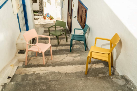 Стул с подлокотниками Trill Senape