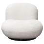 Кресло белое букле Simone