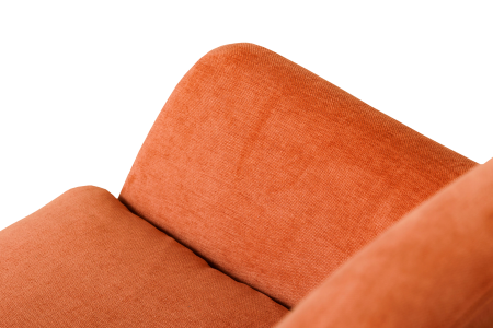 Кресло Frame Textured Velvet Peach