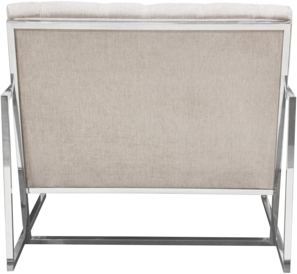 Кресло бежевое с металлическим каркасом Luxe Beige Кресло бежевое с металлическим каркасом Luxe Beige