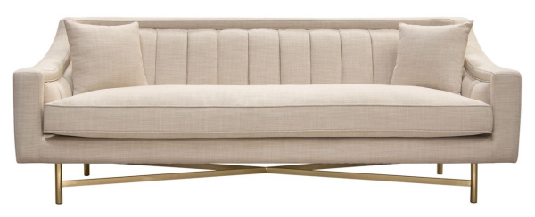 Трехместный диван бежевый Croft Трехместный диван бежевый Croft