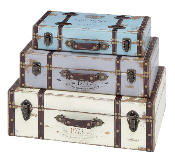 Ящики набор из 3 штук разных цветов