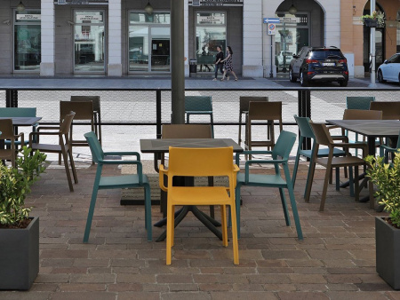 Стул с подлокотниками Trill Senape