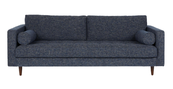 Трехместный диван темно-синий Scott Cuba Navy Трехместный диван темно-синий Scott Cuba Navy