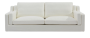 Трехместный диван белый Cloud