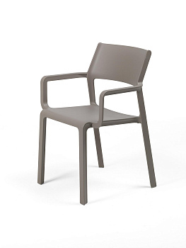 Стул с подлокотниками Trill Tortora